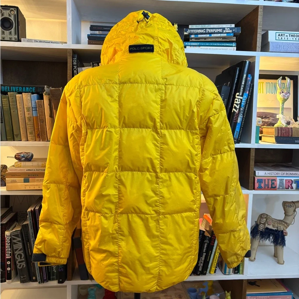 Polo by Ralph Lauren Men's Bright Yellow Puffer Jacket - Picture 5 of 11
